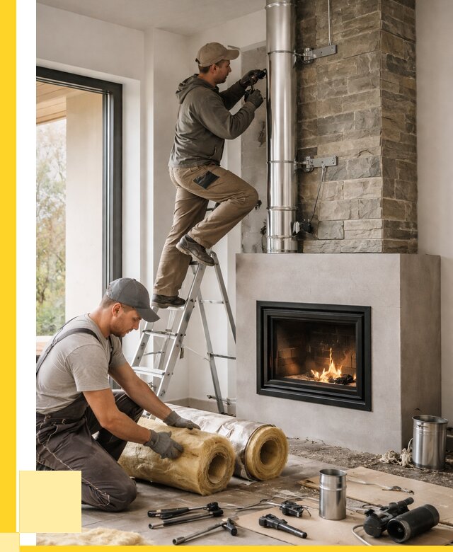 Монтаж дымоходов для каминов в Грозном от 15392 р. ЭриданГрз