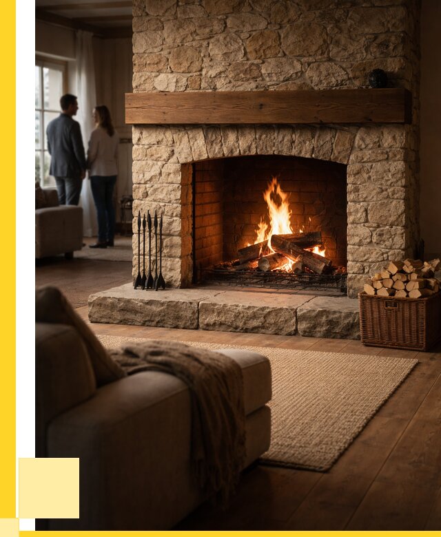 Открытые камины под ключ в Грозном от 153915 р. ЭриданГрз