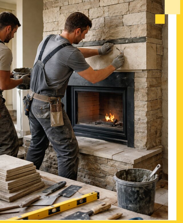 Проектирование и установка открытых каминов в Грозном