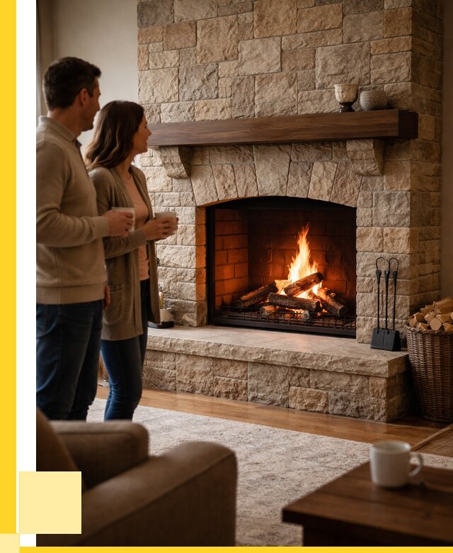 Каменные камины на заказ в Грозном от 184698 р. | ЭриданГрз