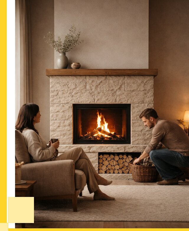 Камины для дома в Грозном под ключ от 153915 р. | ЭриданГрз