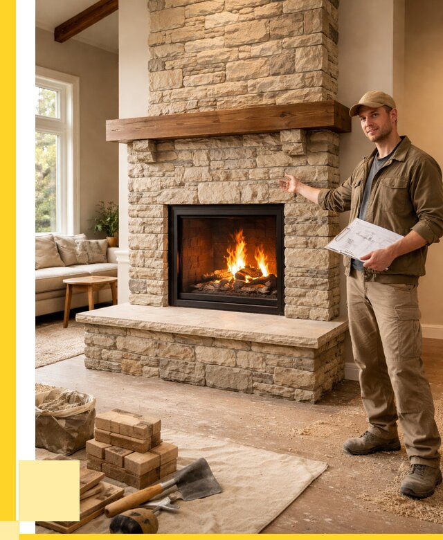 Камины под ключ в Грозном от 184698 р. | ЭриданГрз — установка