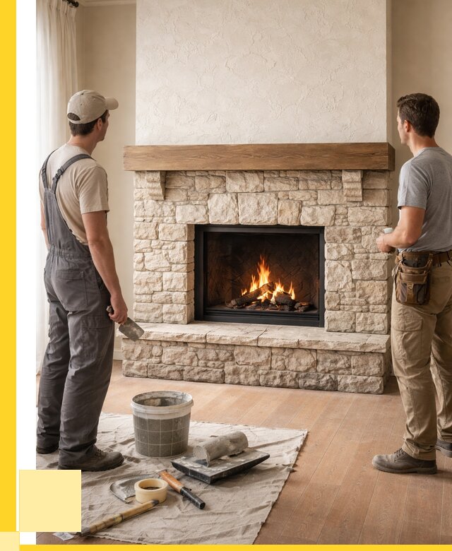 Отделка каминов в Грозном от 6670 р. под ключ | ЭриданГрз