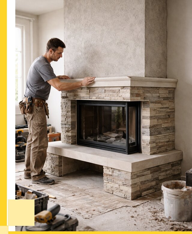 Изготовление каминов под ключ в Грозном от 153915 р. | ЭриданГрз