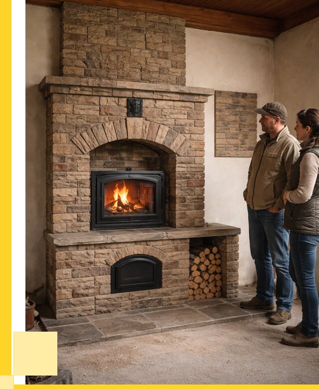 Кирпичная печь под ключ в Грозном от 153915 р. | ЭриданГрз