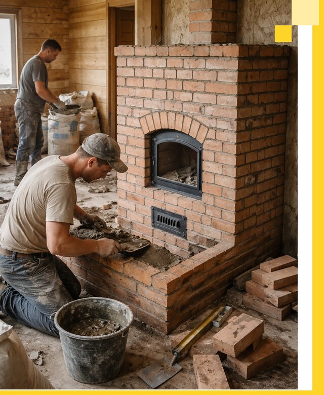 Профессиональное строительство печей в Грозном под ключ