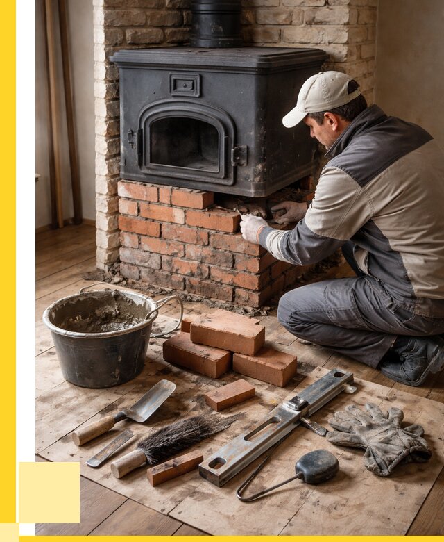 Ремонт печей в Грозном от 12313 р., услуги печника ЭриданГрз