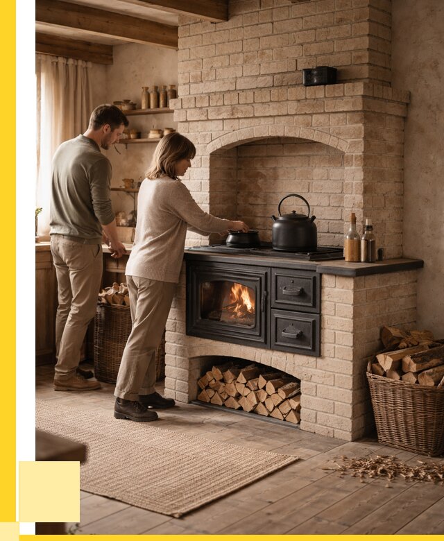 Печи с плитой в Грозном от 46175 р. | ЭриданГрз — кирпичная печь