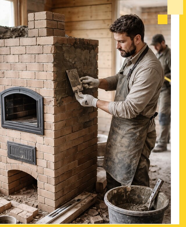 Изготовление и установка печей-шведок под ключ в Грозном