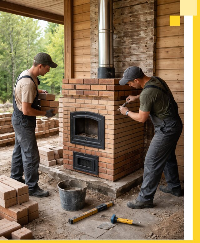 Производство и установка дачных печей под ключ в Грозном