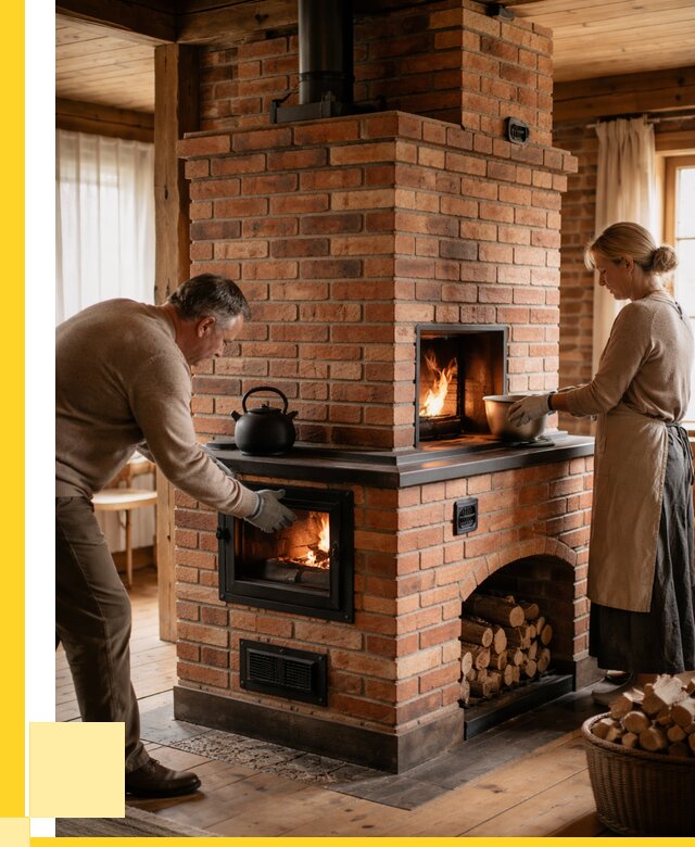 Печи для загородного дома под ключ в Грозном от 82088 р. | ЭриданГрз