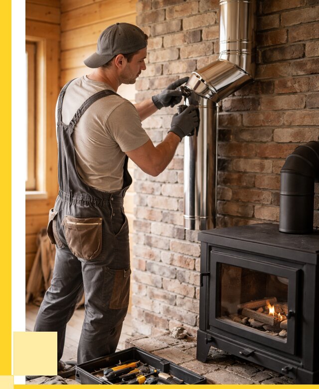 Монтаж дымоходов для печей в Грозном от 7696 р. | ЭриданГрз
