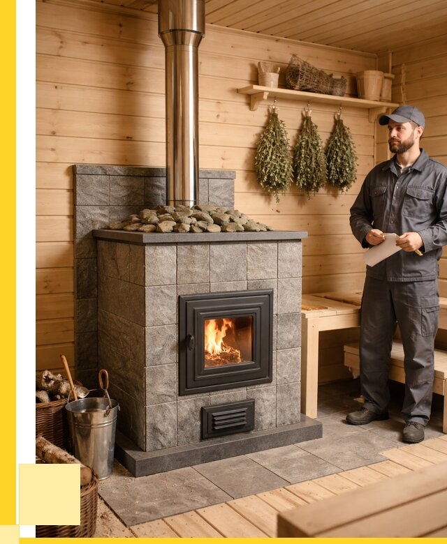 Печи для бани под ключ в Грозном от 123132 р. | ЭриданГрз