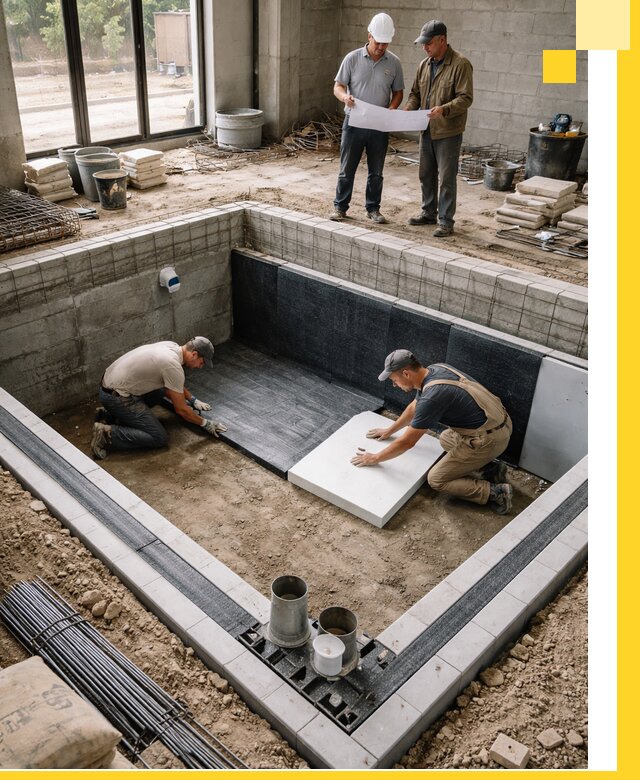 Проекты частных и общественных бассейнов под ключ в Грозном