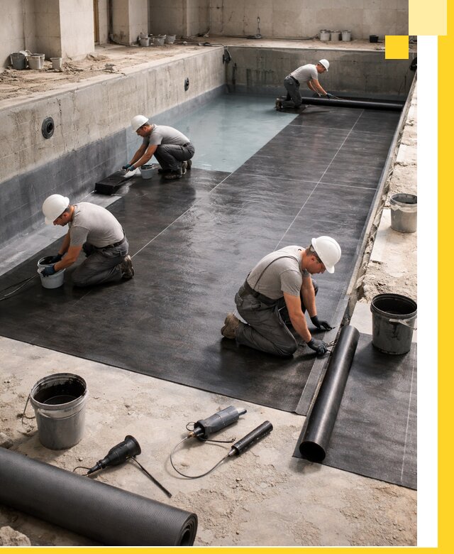 Профессиональная гидроизоляция бассейнов и чаш в Грозном под ключ