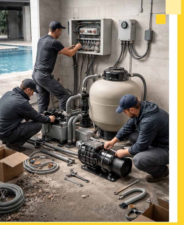 Профессиональный монтаж оборудования для бассейнов в Грозном