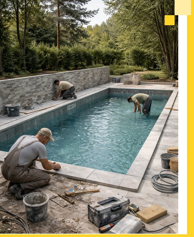 Проектирование и строительство частных бассейнов в Грозном