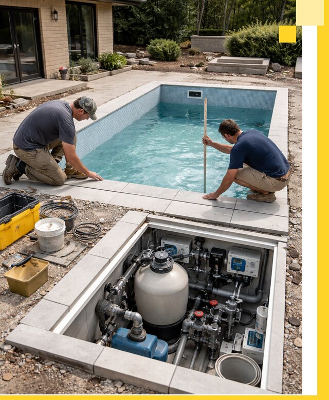 Строительство качественных домашних бассейнов под ключ в Грозном