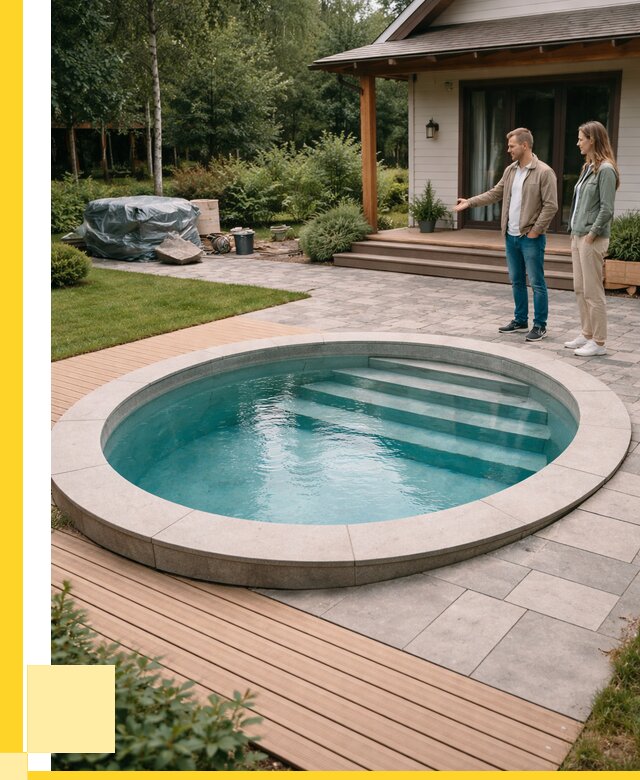 Бассейн на даче под ключ в Грозном от 205220 р., ЭриданГрз