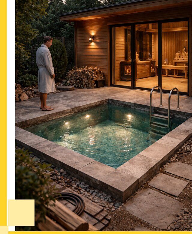 Бани с бассейном под ключ в Грозном от 97480 р. | ЭриданГрз