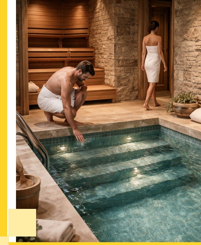 Сауна с бассейном под ключ в Грозном от 123132 р., ЭриданГрз