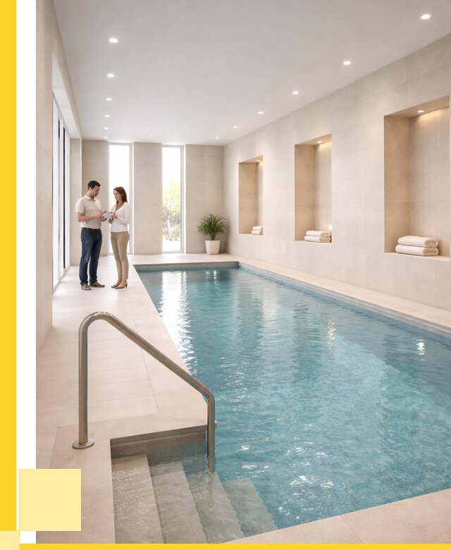 Бассейны в помещении под ключ в Грозном от 1539150 р. | ЭриданГрз