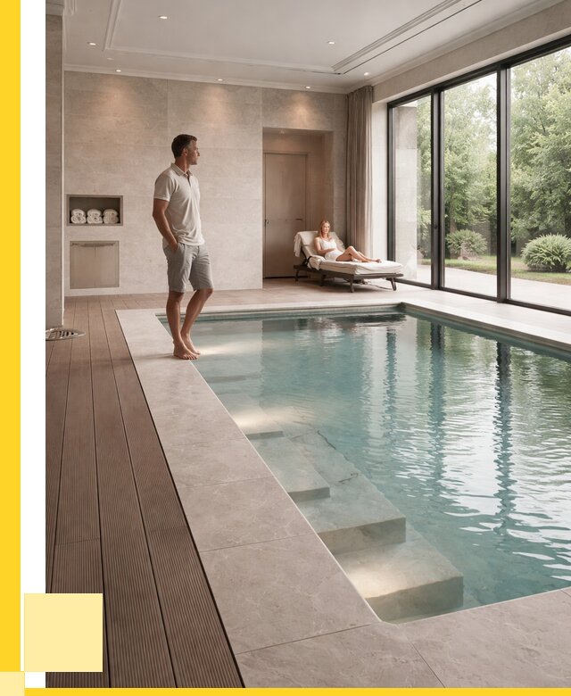 Бассейны в коттедже под ключ в Грозном от 1231320 р. | ЭриданГрз