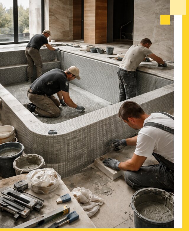 Строительство и установка СПА бассейнов под ключ в Грозном