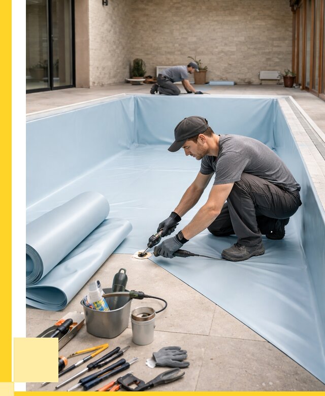 Пленка ПВХ для бассейнов в Грозном от 2565 р. | ЭриданГрз