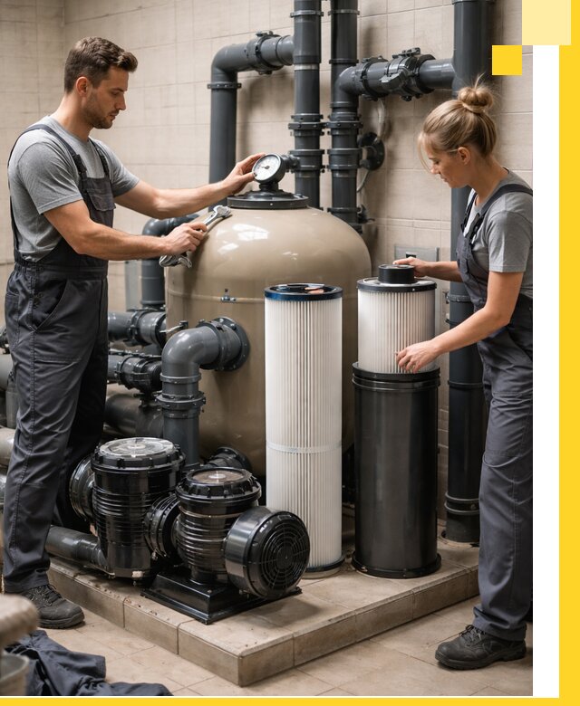 Фильтры и системы фильтрации для бассейнов в Грозном