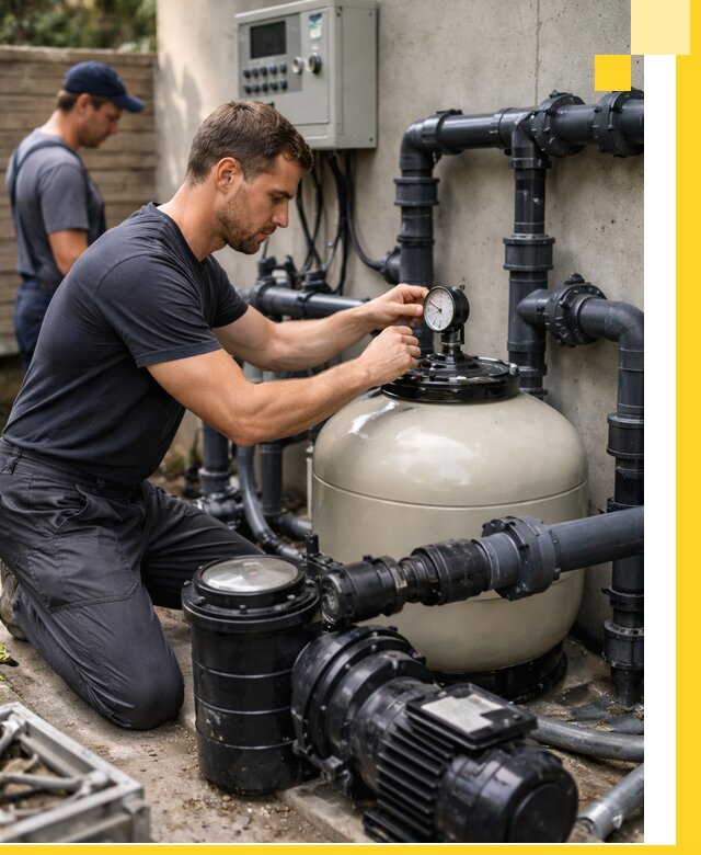 Поставка и монтаж фильтровального оборудования для бассейнов в Грозном