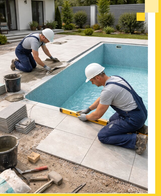 Строительство и монтаж плавательных бассейнов под ключ в Грозном