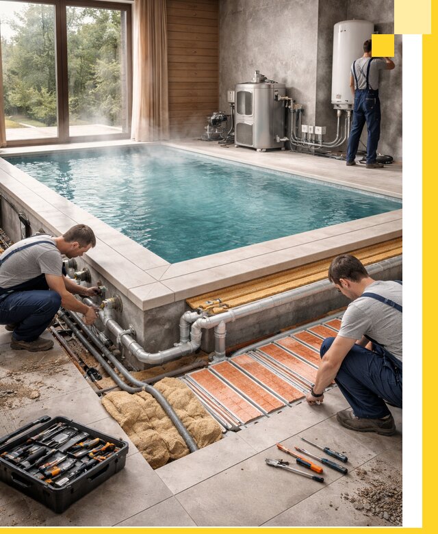 Проектирование и строительство тёплых бассейнов в Грозном