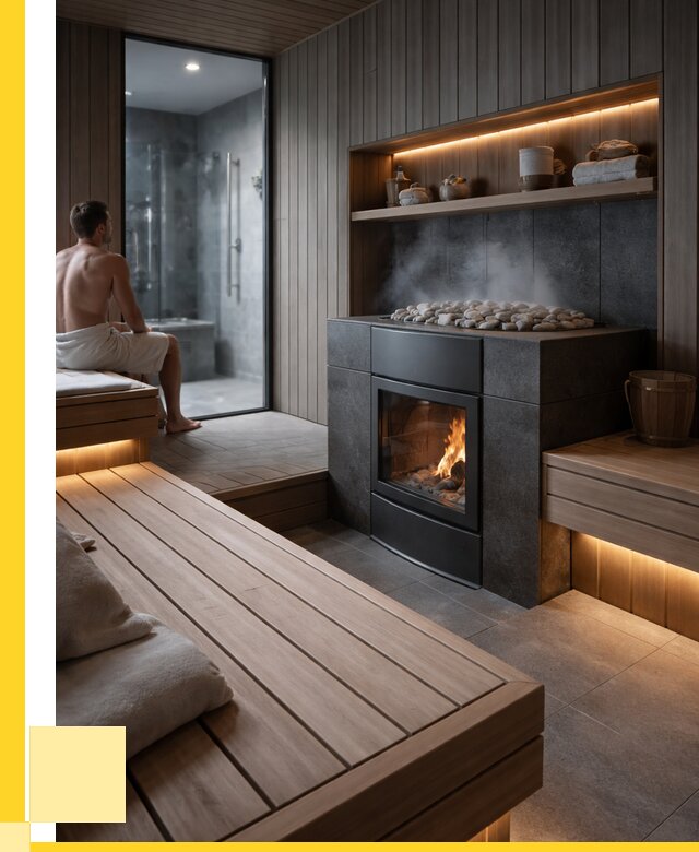 Проект сауны в частном доме в Грозном от 35914 р. | ЭриданГрз