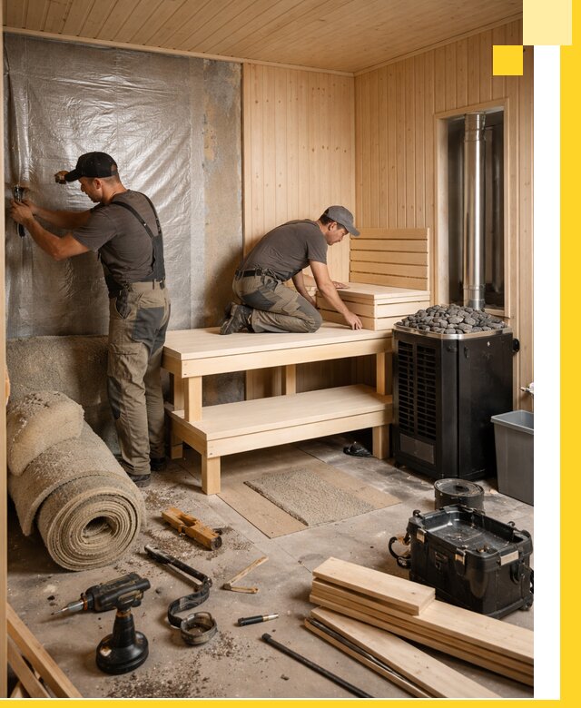 Проекты саун под ключ в Грозном дизайн и строительство