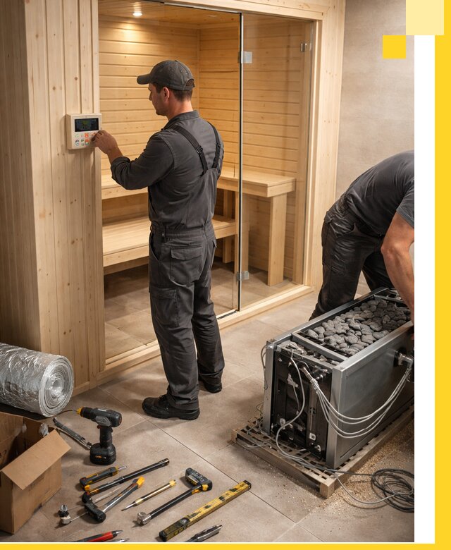 Поставка, установка и монтаж электрических саун в Грозном