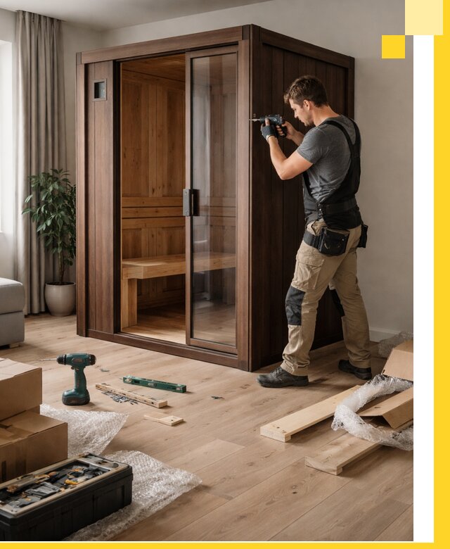 Установка и производство мини саун под ключ в Грозном