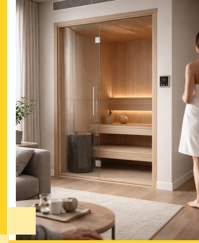 Сауна в квартире под ключ в Грозном от 123132 р. ЭриданГрз