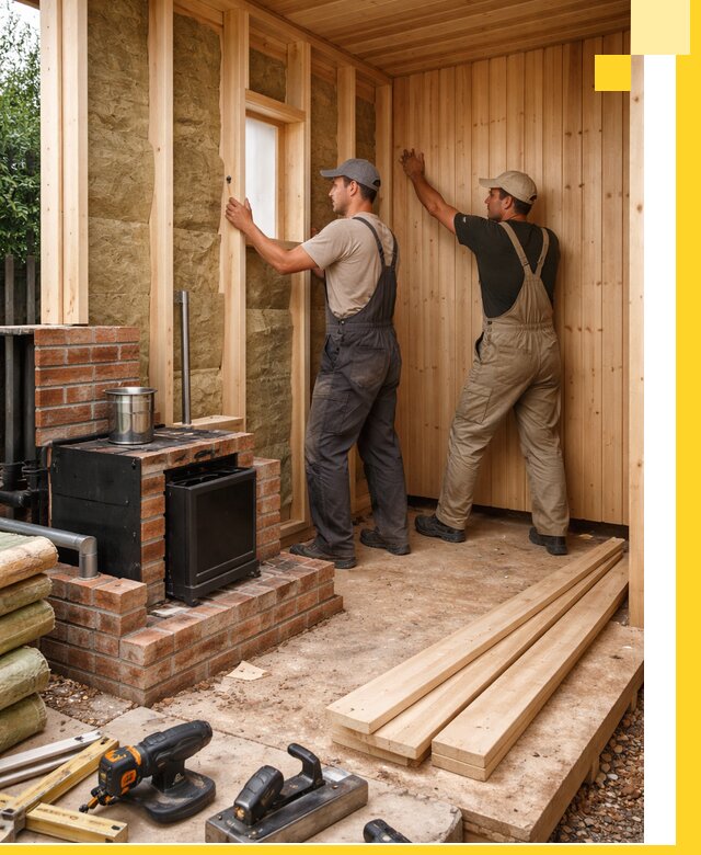 Строительство и установка дачных саун под ключ в Грозном