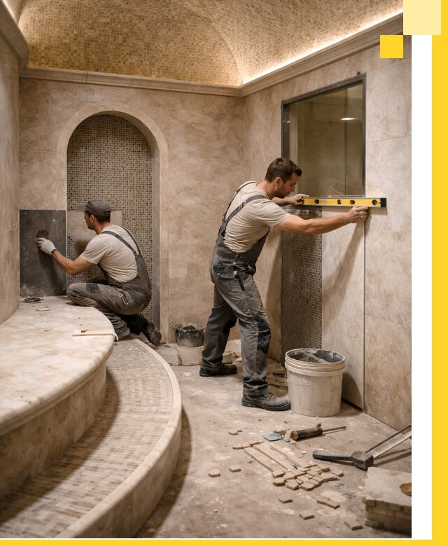 Проектирование и строительство саун с хамамом под ключ в Грозном