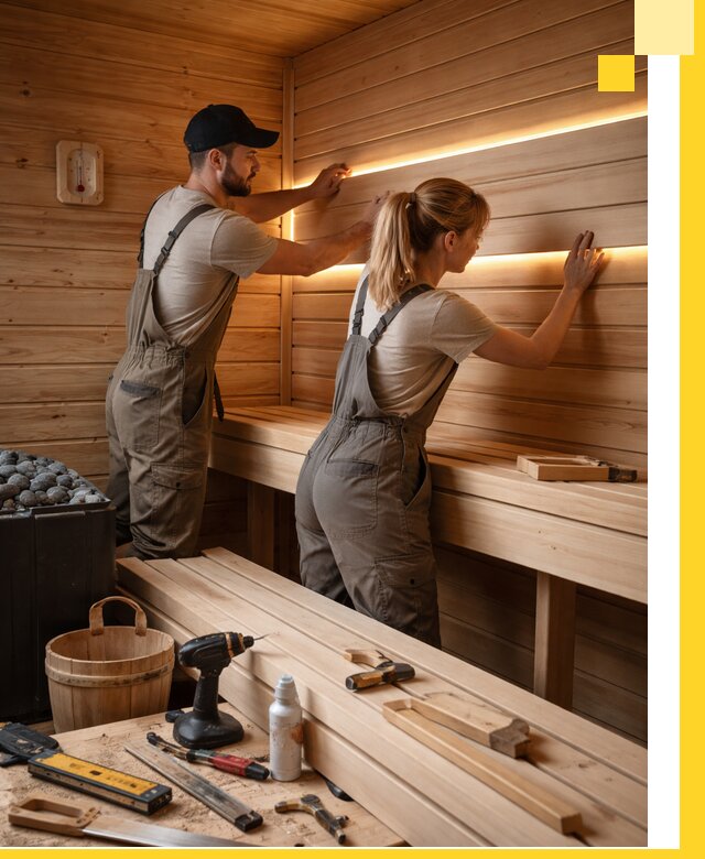 Дизайн саун и бань под ключ с индивидуальным проектом в Грозном