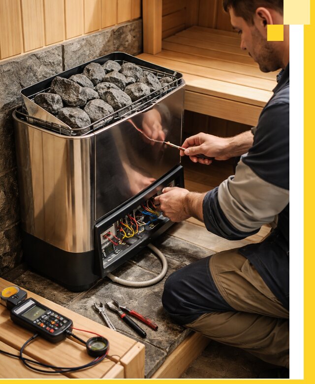 Продажа и установка электрокаменок для саун в Грозном