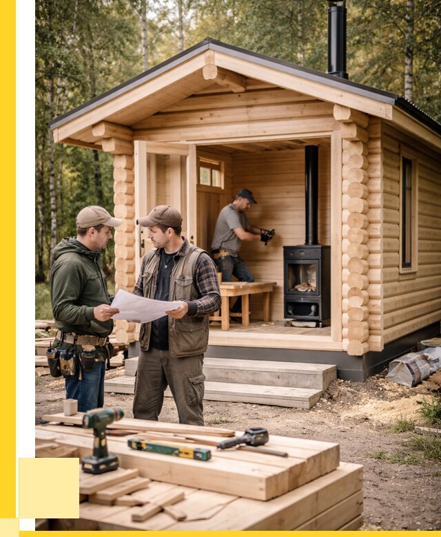 Монтаж бань под ключ в Грозном — от 205220 р. | ЭриданГрз