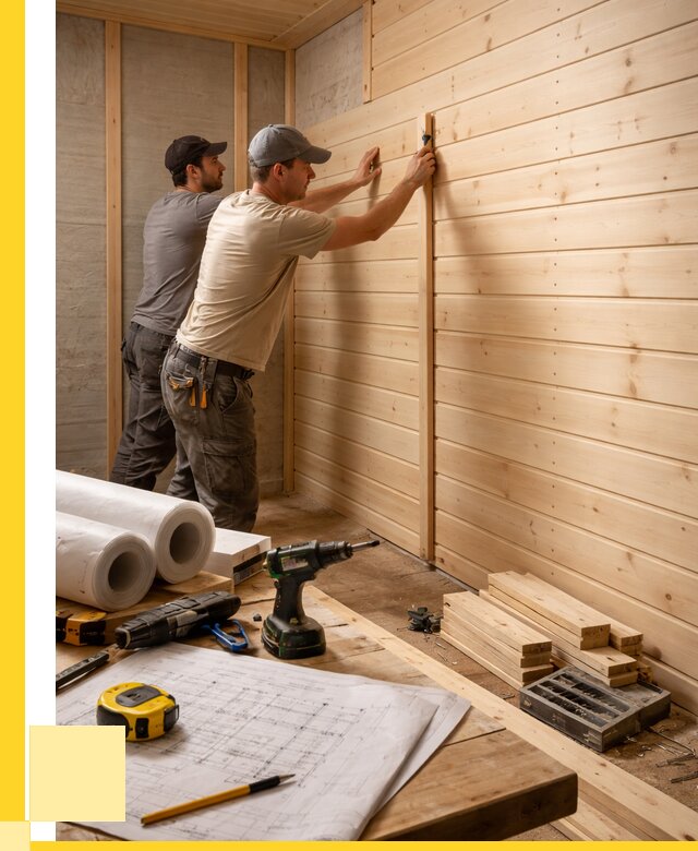 Обшивка бани вагонкой в Грозном от 1231 р., ЭриданГрз