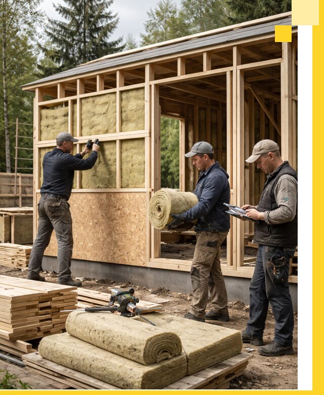 Проектирование и строительство каркасных бань в Грозном под ключ