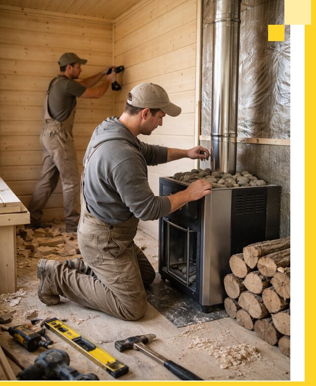 Строительство деревянных бань под ключ в Грозном проекты и монтаж