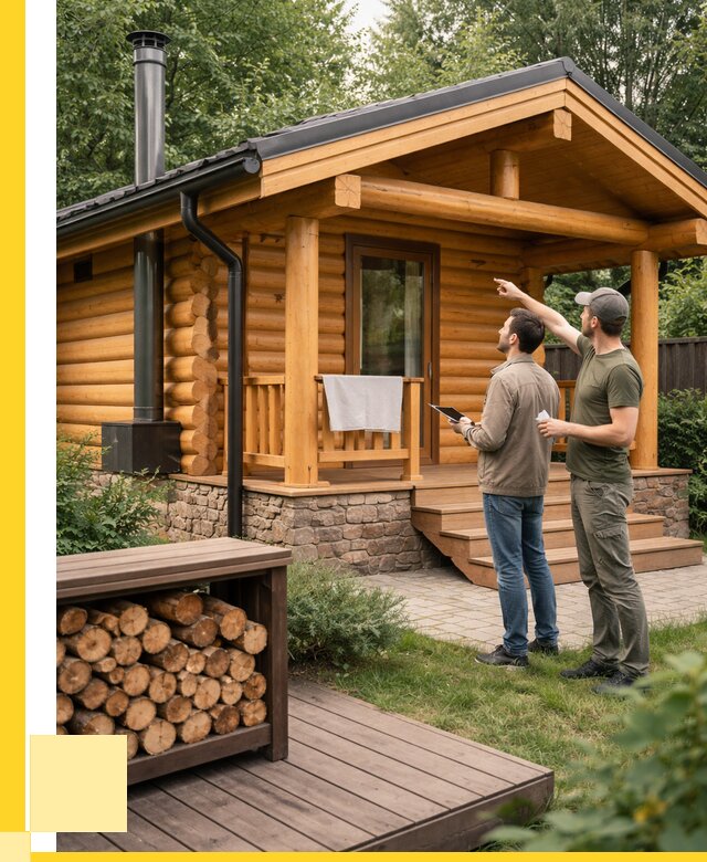 Бани для дачи под ключ в Грозном от 256525 р. | ЭриданГрз