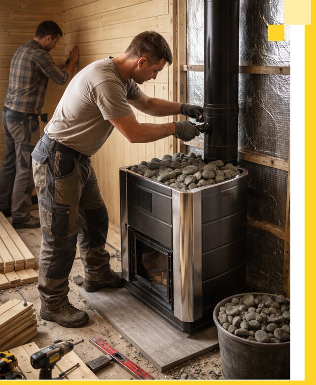 Проектирование и строительство парилок для бани в Грозном под ключ