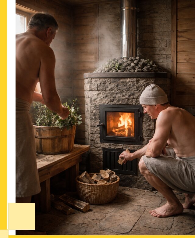 Банные печи под ключ в Грозном от 46175 р. | ЭриданГрз кирпичная