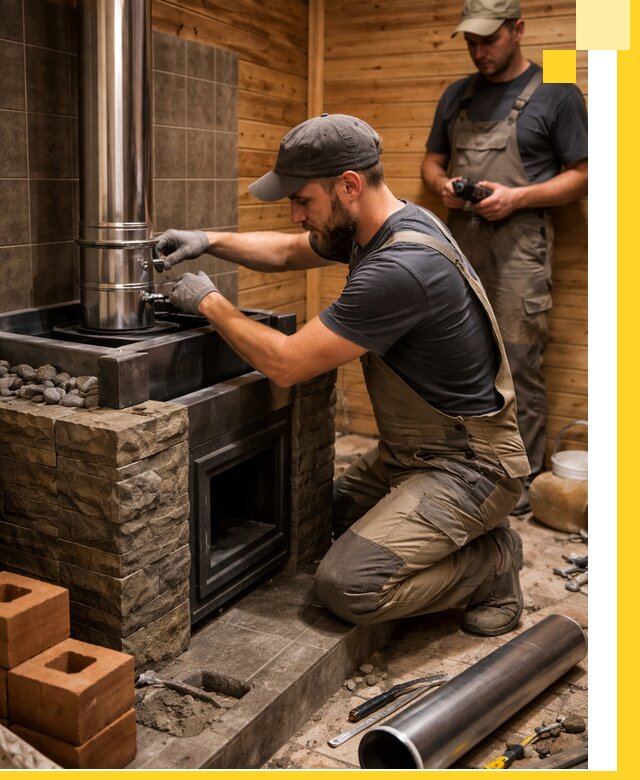 Изготовление и установка банных печей под ключ в Грозном